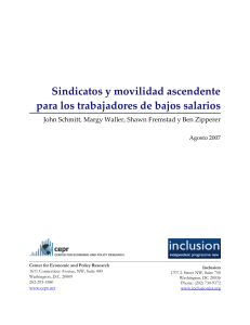 Sindicatos y movilidad ascendente para los trabajadores de bajos