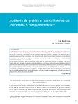Auditoría de gestión al capital intelectual