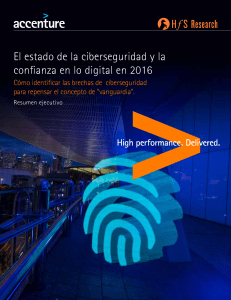 Accenture - El estado de la ciberseguridad y la confianza en lo