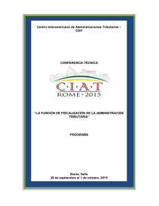 Centro Interamericano de Administraciones Tributarias – CIAT