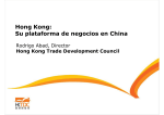 Hong Kong: Su plataforma de negocios en China