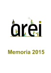 Memoria 2015 - AREI - Asociación Aragonesa de Empresas de