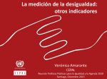 La medición de la desigualdad - Comisión Económica para América