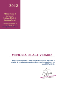 2012 - Abierto hasta el amanecer