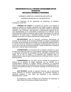 tercer protocolo al convenio centroamericano de incentivos fiscales