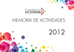 Memoria de Actuaciones 2012