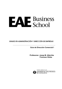 Grado en Administración y Dirección de empresas