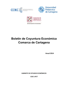 Boletín de Coyuntura Económica Comarca de Cartagena