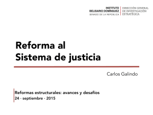 Reforma al Sistema de justicia