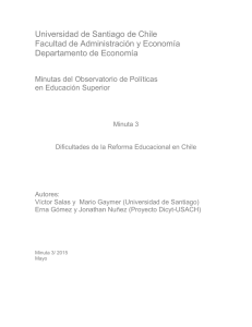 Dificultades de la Reforma Educacional en Chile - Fae