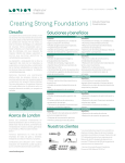 Creating Strong Foundations