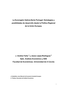 La Euro-región Galicia-Norte de Portugal