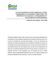 un iva regresivo para américa latina: cambiando el esquema