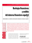 Burbujas financieras y análisis del sistema financiero español