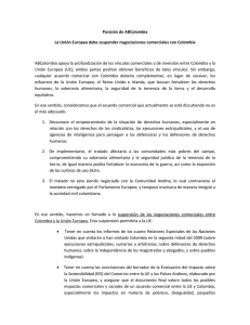 ABColombia Documento de posición