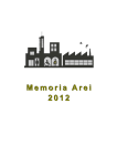 Memoria 2012 - AREI - Asociación Aragonesa de Empresas de