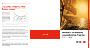 Pronóstico del comercio internacional de Argentina 2015
