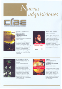 nuevas adquisiciones del cibe