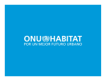 ONUHabitat - Sostenibilidad urbana en la agenda post
