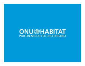 ONUHabitat - Sostenibilidad urbana en la agenda post