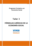 Taller 3 FÓRMULAS JURÍDICAS DE LA ECONOMÍA SOCIAL