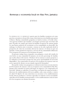 Remesas y economía local en May Pen, Jamaica