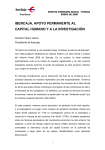 ibercaja, apoyo permanente al capital humano ya la investigación