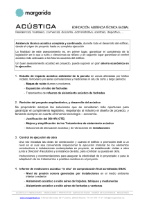 AC&Uacute;STICA EDIFICACI&Oacute;N. ASISTENCIA T&Eacute;CNICA GLOBAL