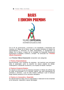 BASES I EDICIÓN PREMIOS