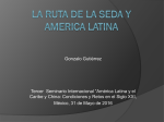 la ruta de la seda y america latina - Red ALC
