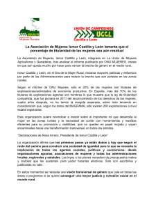 La Asociaci&oacute;n de Mujeres Ismur Castilla y Le&oacute;n lamenta que el