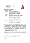 curriculum vitae