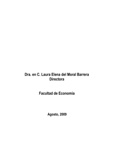 Dra. en C. Laura Elena del Moral Barrera Directora Facultad de