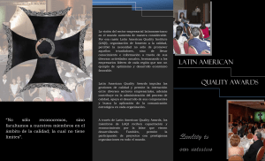 LAQA_BROCHURE _ESP_ - Latin American Quality Institute