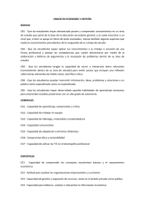 GRADO EN ECONOMÍA Y GESTIÓN BÁSICAS CB1