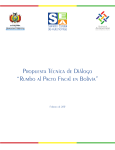 Propuesta Técnica de Diálogo - Pacto Fiscal Bolivia