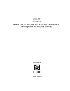 Democratic Economics and Improved Governance