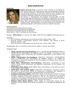 Beatriz TOVAR DE LA FE BIONOTES Beatriz Tovar