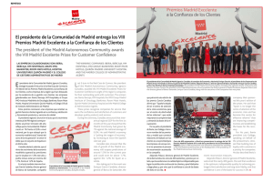 el presidente de la comunidad de madrid