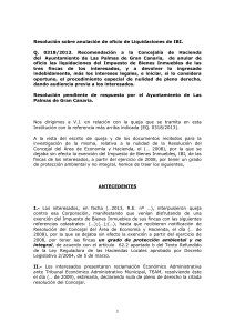 1 Resolución sobre anulación de oficio de Liquidaciones de IBI. Q