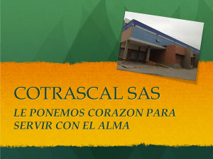 Diapositiva 1 - Cotrascal SAS