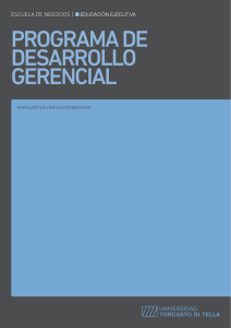 programa de desarrollo gerencial