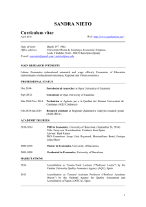 SANDRA NIETO Curriculum vitae