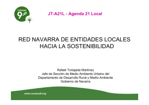 RED NAVARRA DE ENTIDADES LOCALES HACIA LA
