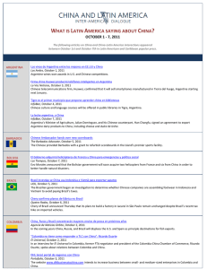 what is latin america saying about china? - Inter