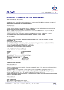 detergente vajillas concentrado, biodegradable