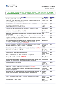 EDICIONES ISALUD