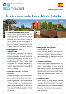 Perfil de la Universidad de Ciencias Aplicadas Emden/Leer