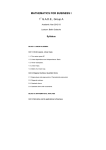 Syllabus_Mathematics for Business I_1A_2012-13