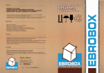 Descargar catálogo en pdf - EBROBOX embalajes industriales SL